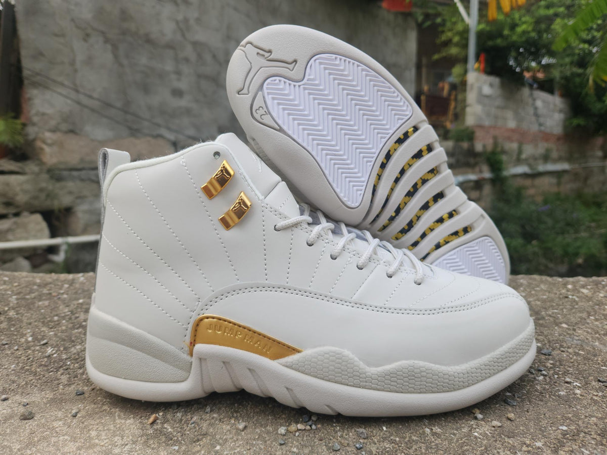 Air Jordan 12 Retro – Grey/Gold ("Taxi") - product view 1