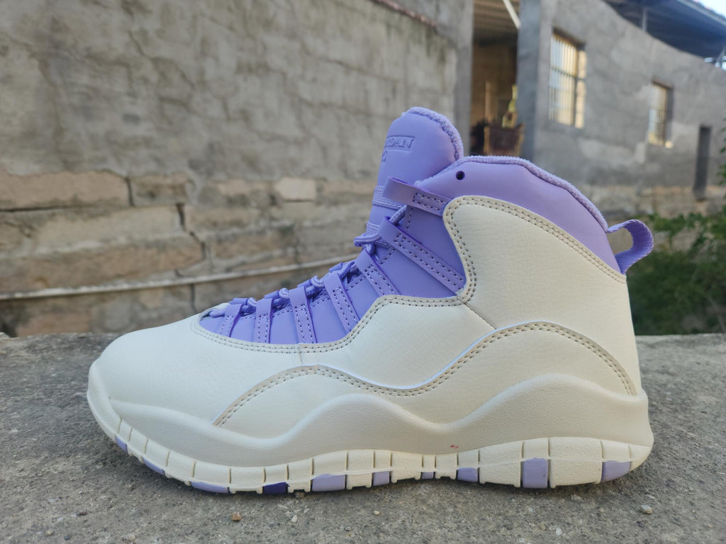 Air Jordan 10 – White/Purple - product view 2
