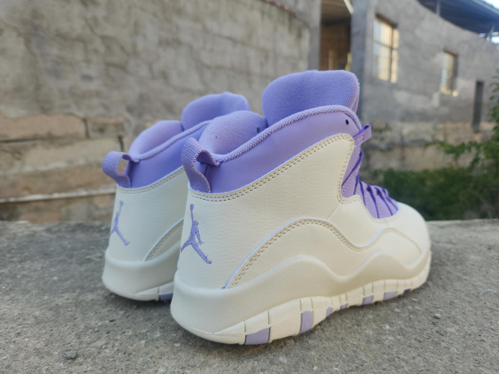 Air Jordan 10 – White/Purple - product view 3