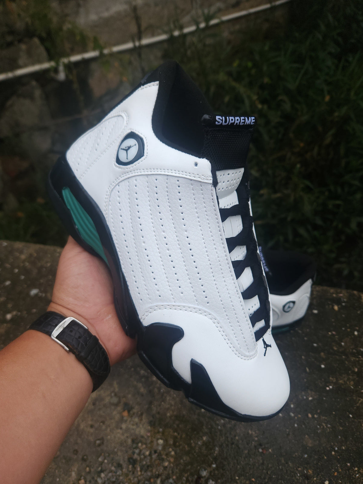 Air Jordan 14 Retro 'Oxidized Green' - product view 2