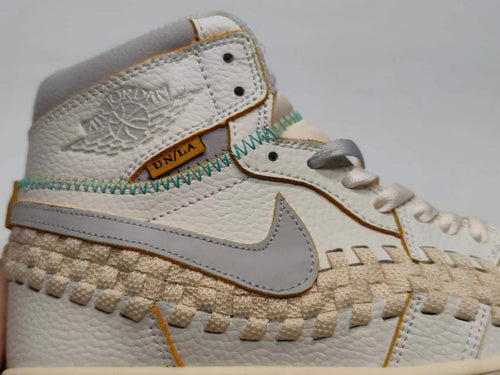 Air Jordan 1 High OG Triple Collab 'Grey/White' Woven - product view 1