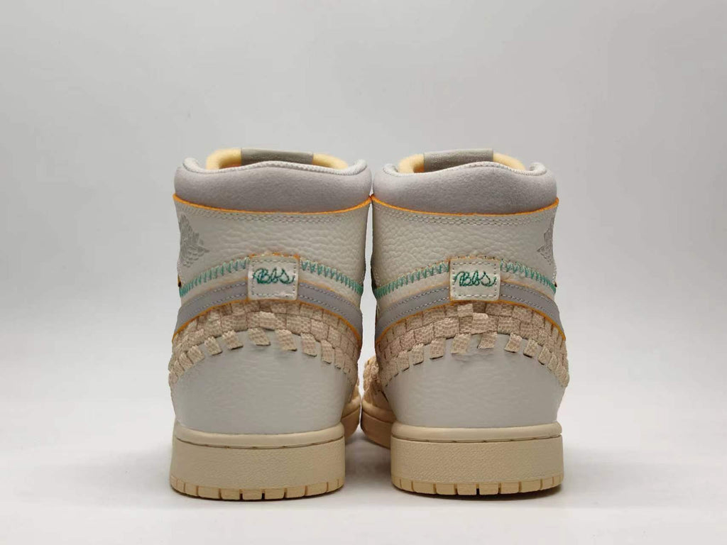 Air Jordan 1 High OG Triple Collab 'Grey/White' Woven - product view 3