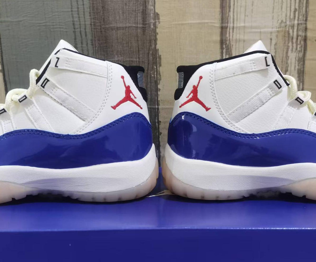 Air Jordan 11 Retro 'Rare Deep Royal Blue/Fire Red/Sail - product view 2
