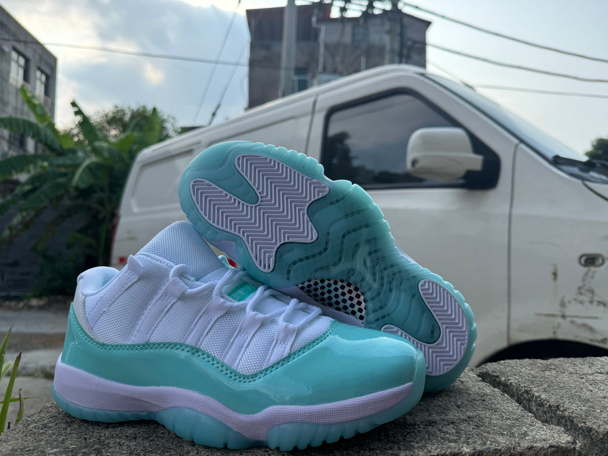 Air Jordan 11 Retro – White/Light Green - product view 3